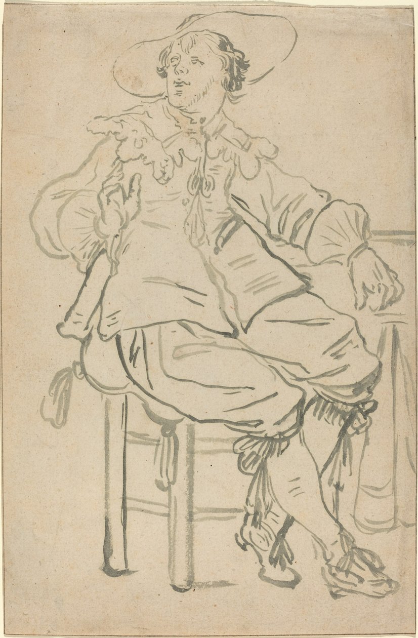 Cavalier assis - Jan Philipz van Bouckhorst