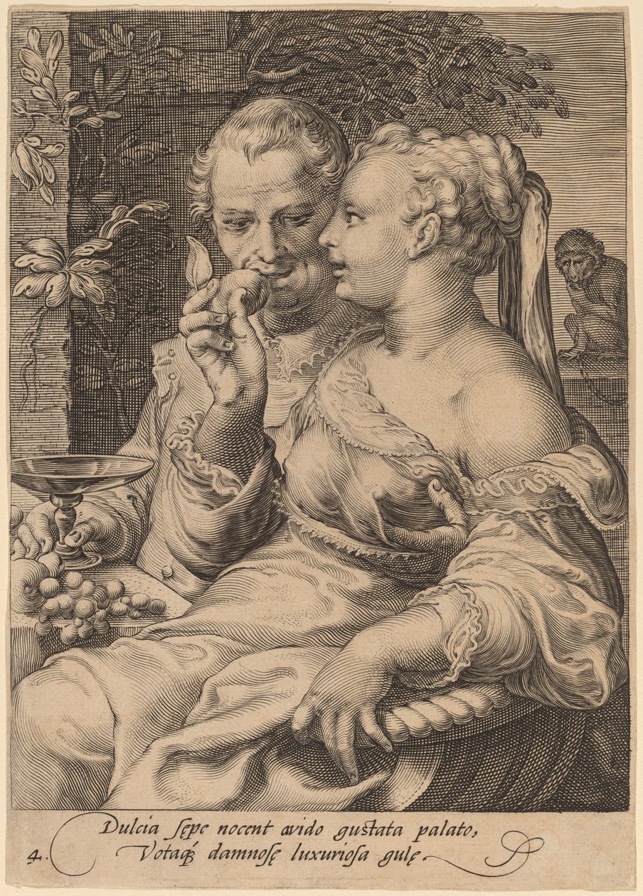 Le Goût - Jan Pietersz Saenredam after Hendrik Goltzius