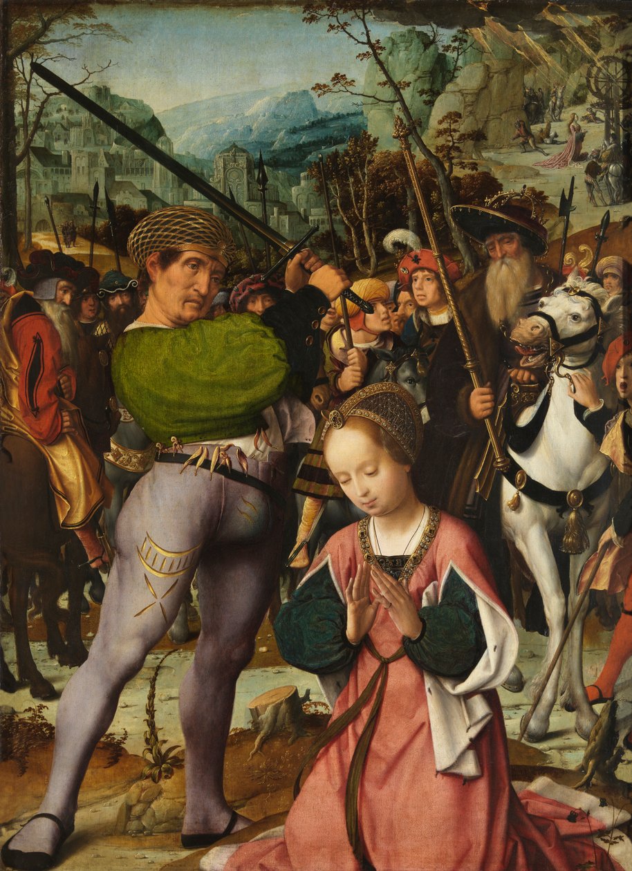 La décapitation de Sainte Catherine - Jan Provoost