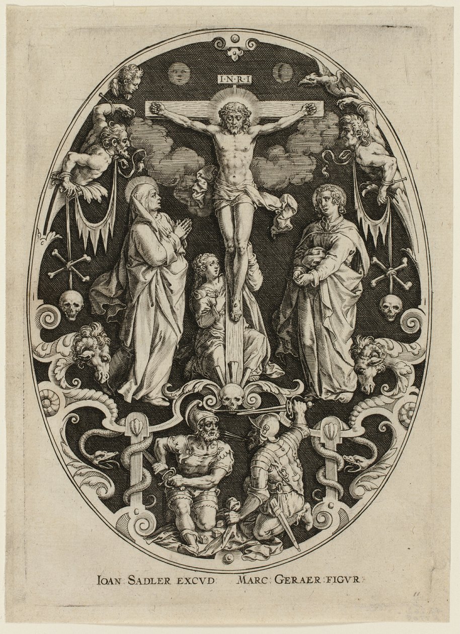 Crucifixion, extrait de La Passion du Christ - Jan Sadeler I