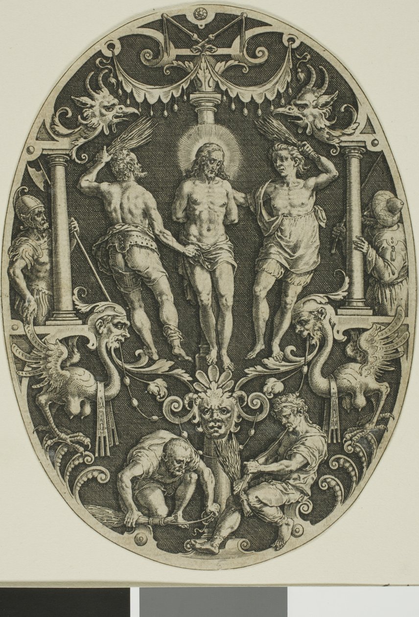 Flagellation, extrait de La Passion du Christ - Jan Sadeler I