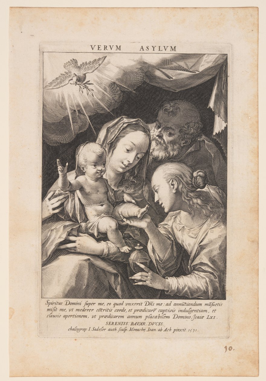 Sainte Famille - Jan Sadeler I