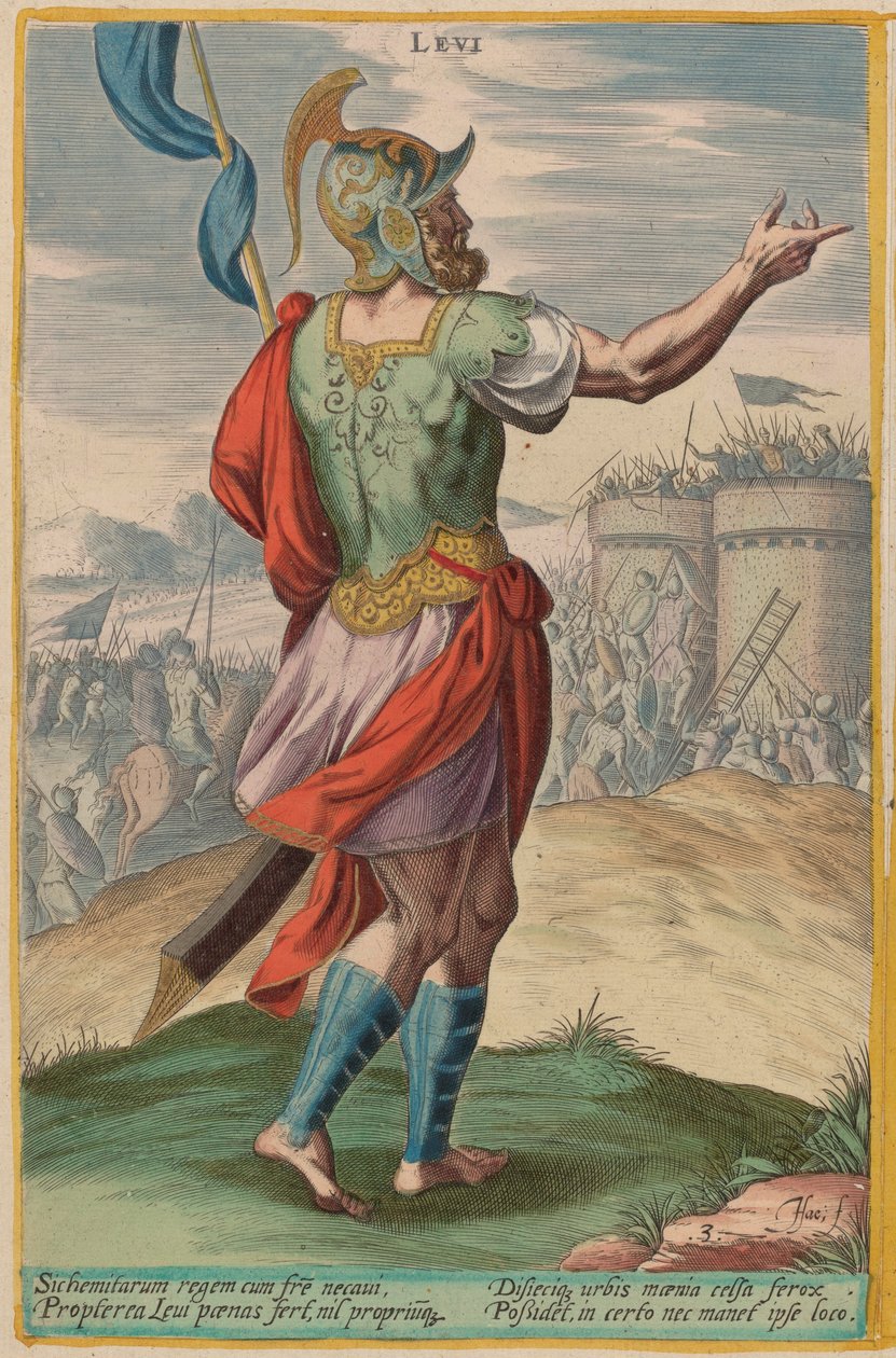 Lévi - Jan Sadeler I after Crispen van den Broecke