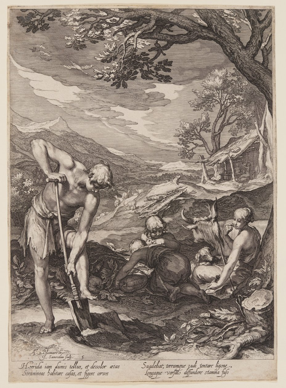 Adam et Eve au travail, extrait de l