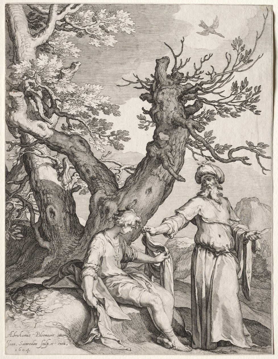 Ahijah et Jéroboam, 1604 - Jan Saenredam