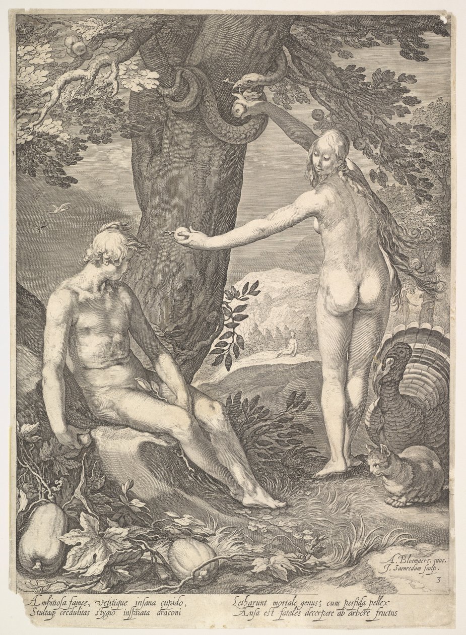 Ève donnant le fruit défendu à Adam, de L