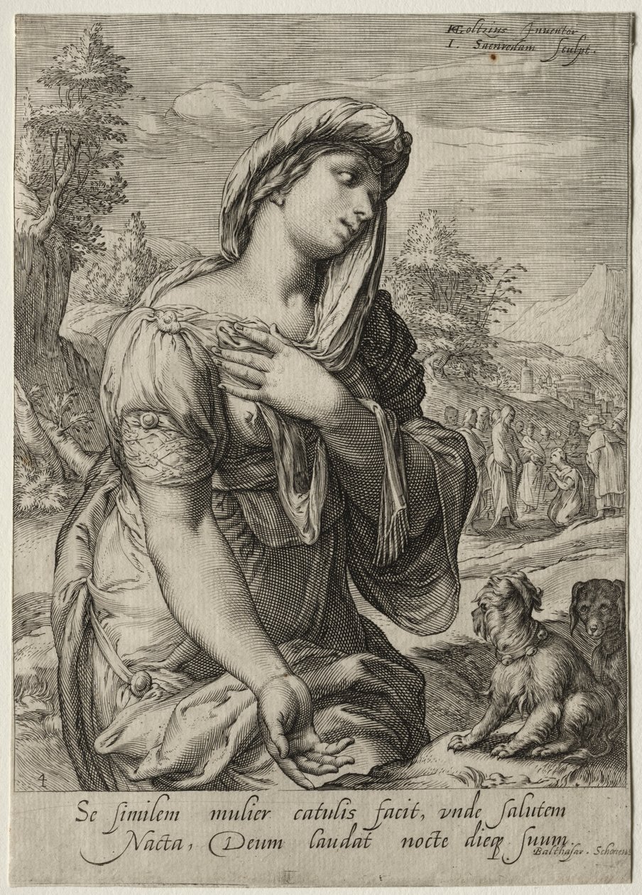 Héroïnes du Nouveau Testament : La Cananéenne - Jan Saenredam
