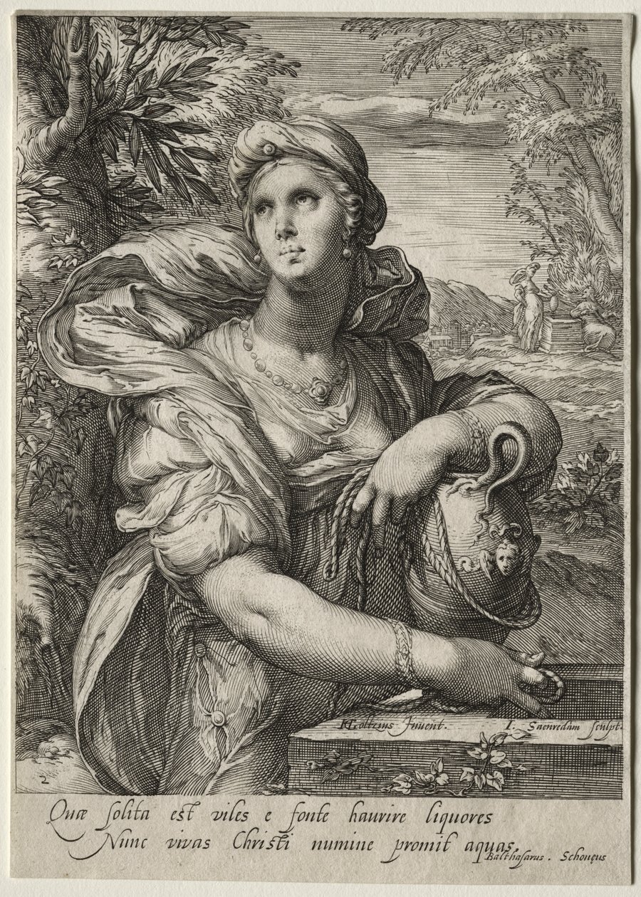 Héroïnes du Nouveau Testament : La femme de Samarie - Jan Saenredam