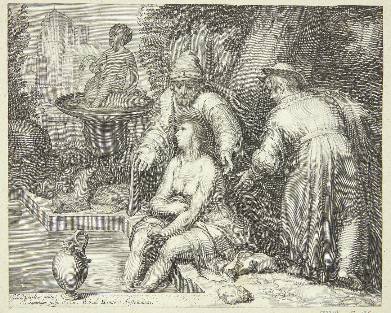 Suzanne et les vieillards - Jan Saenredam