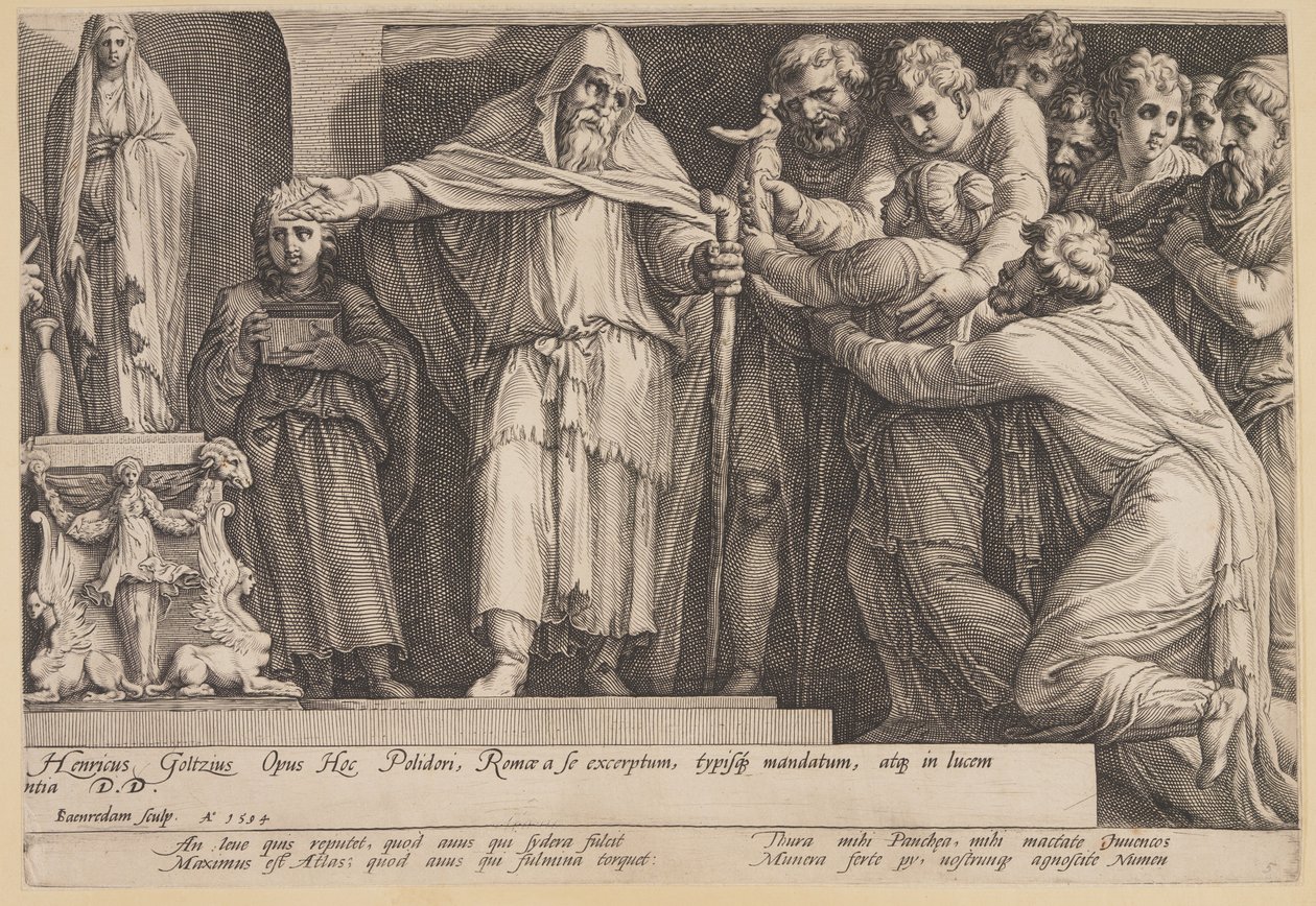 Le châtiment de Niobé (planche 5) - Jan Saenredam