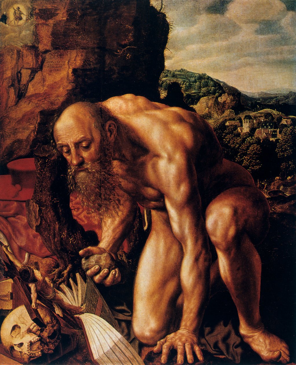 Saint Jérôme, 1543 - Jan Sanders van Hemessen