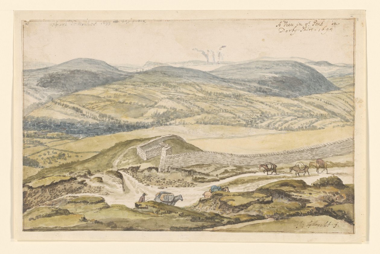 Vue sur les montagnes de High Peak dans le Derbyshire - Jan Siberechts