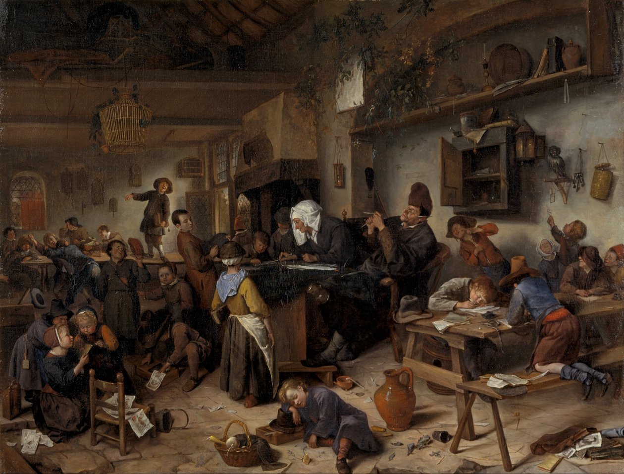 Une école pour garçons et filles - Jan Steen