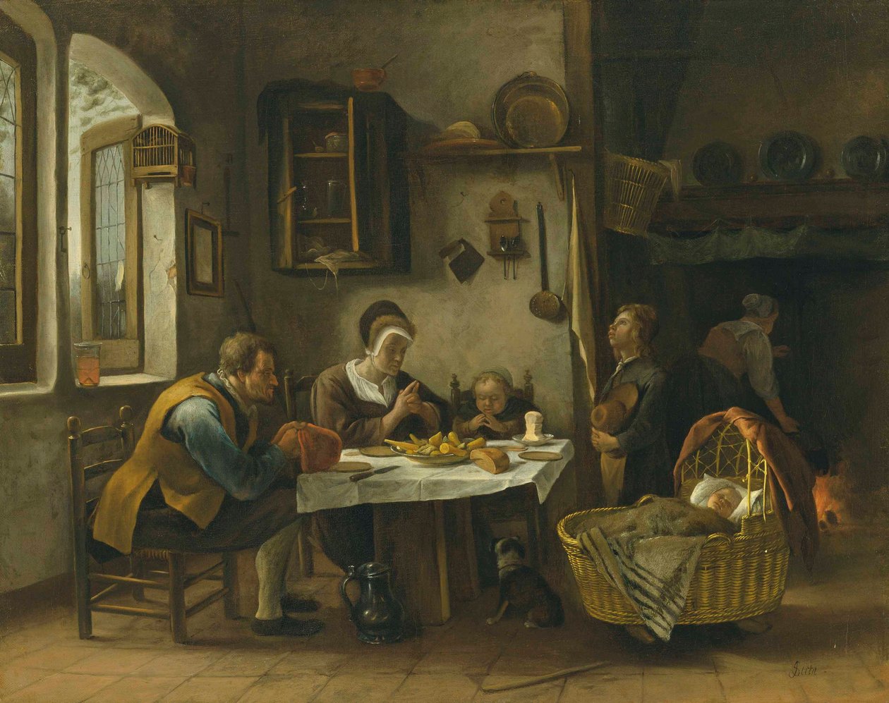 La grâce avant la viande - Jan Steen