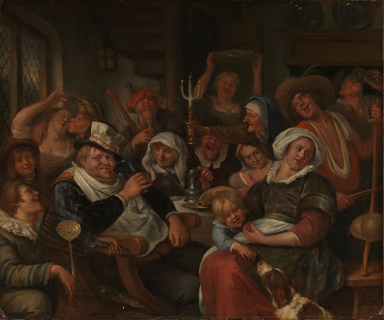 La nuit des rois - Jan Steen