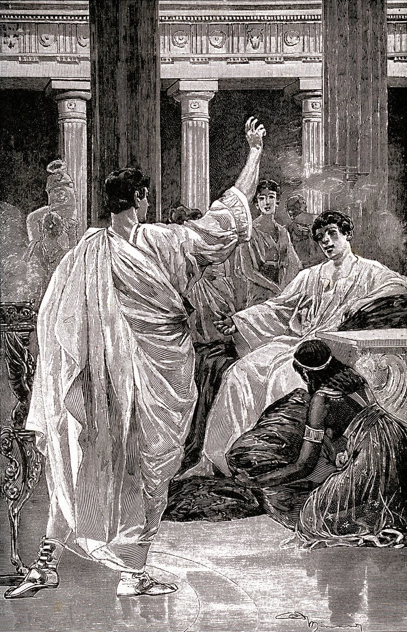 Vinicius face à Petrone, vers 1900-20 (illustration) - Jan Styka