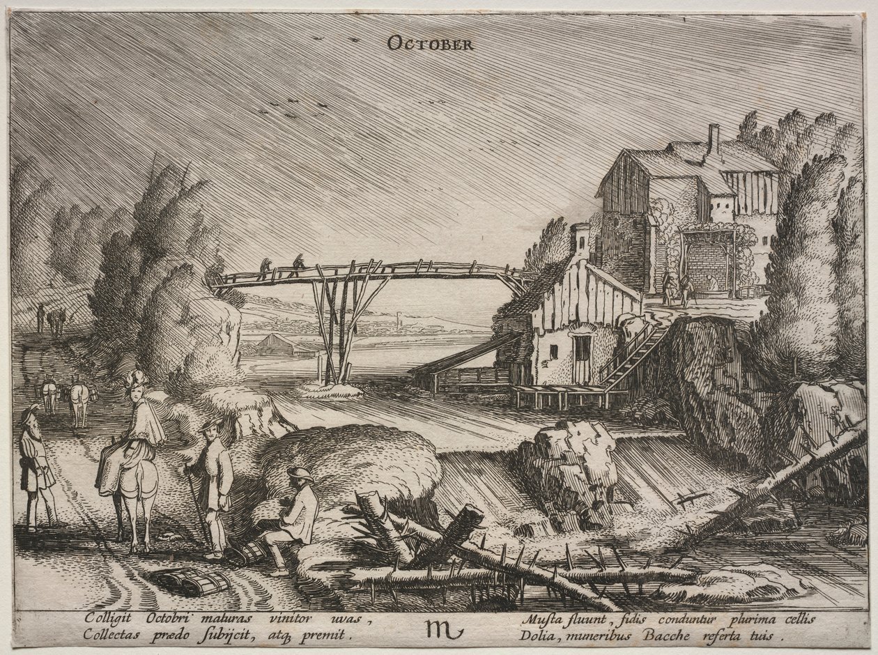 Les Douze Mois : Octobre - Jan Van de Velde