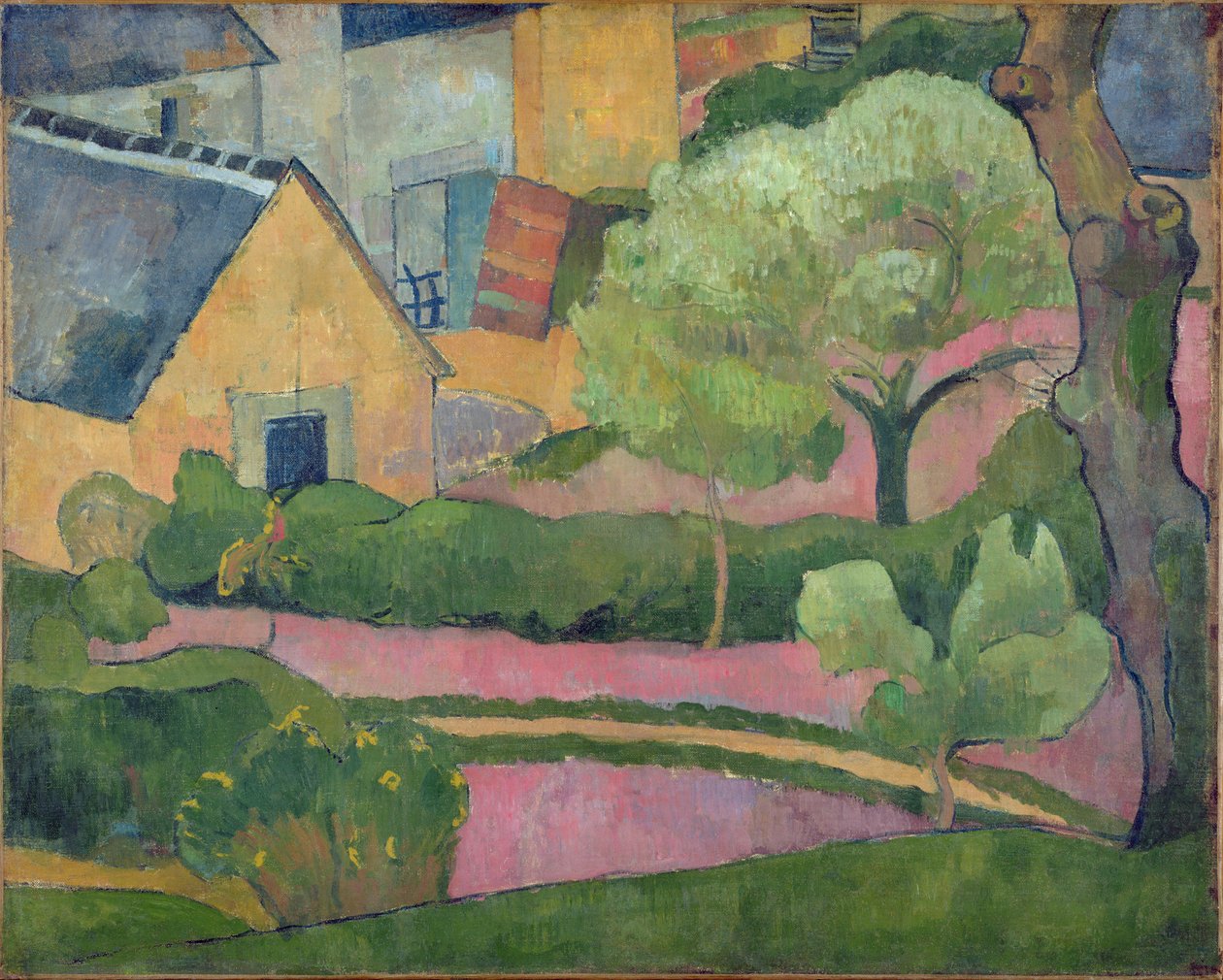Cour de ferme à Le Pouldu, vers 1892 - Jan Verkade
