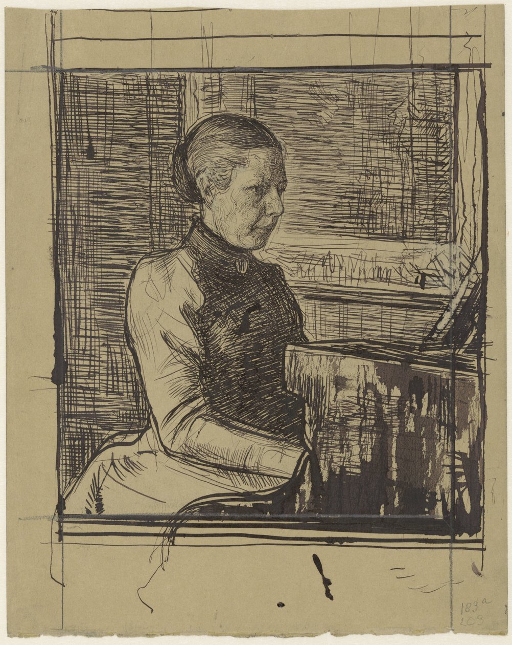 Portrait de Madame Van Marken-Matthes - Jan Veth