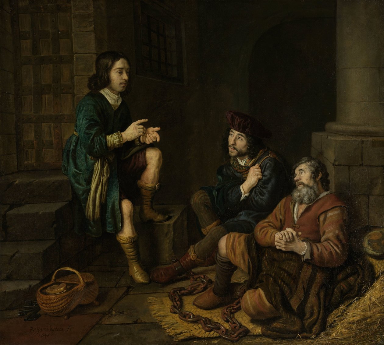 Joseph interprète les rêves du boulanger et du majordome - Jan Victors