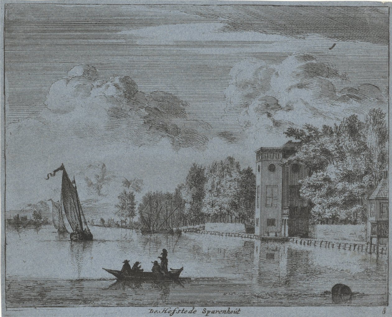 Vue de la ferme Sparenhout à Haarlem - Jan Vincentsz. van der Vinne