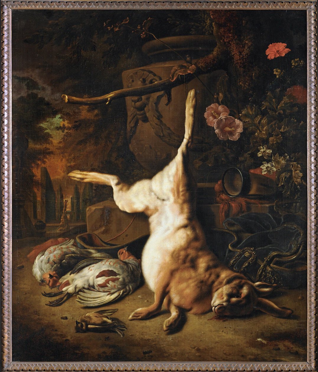 Stillife avec un lièvre mort - Jan Weenix