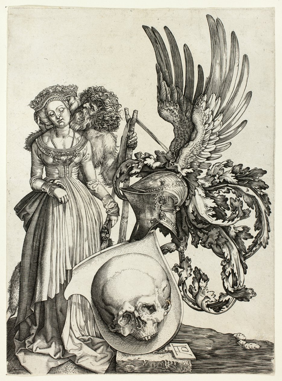 Armoiries avec un crâne - Jan Wierix