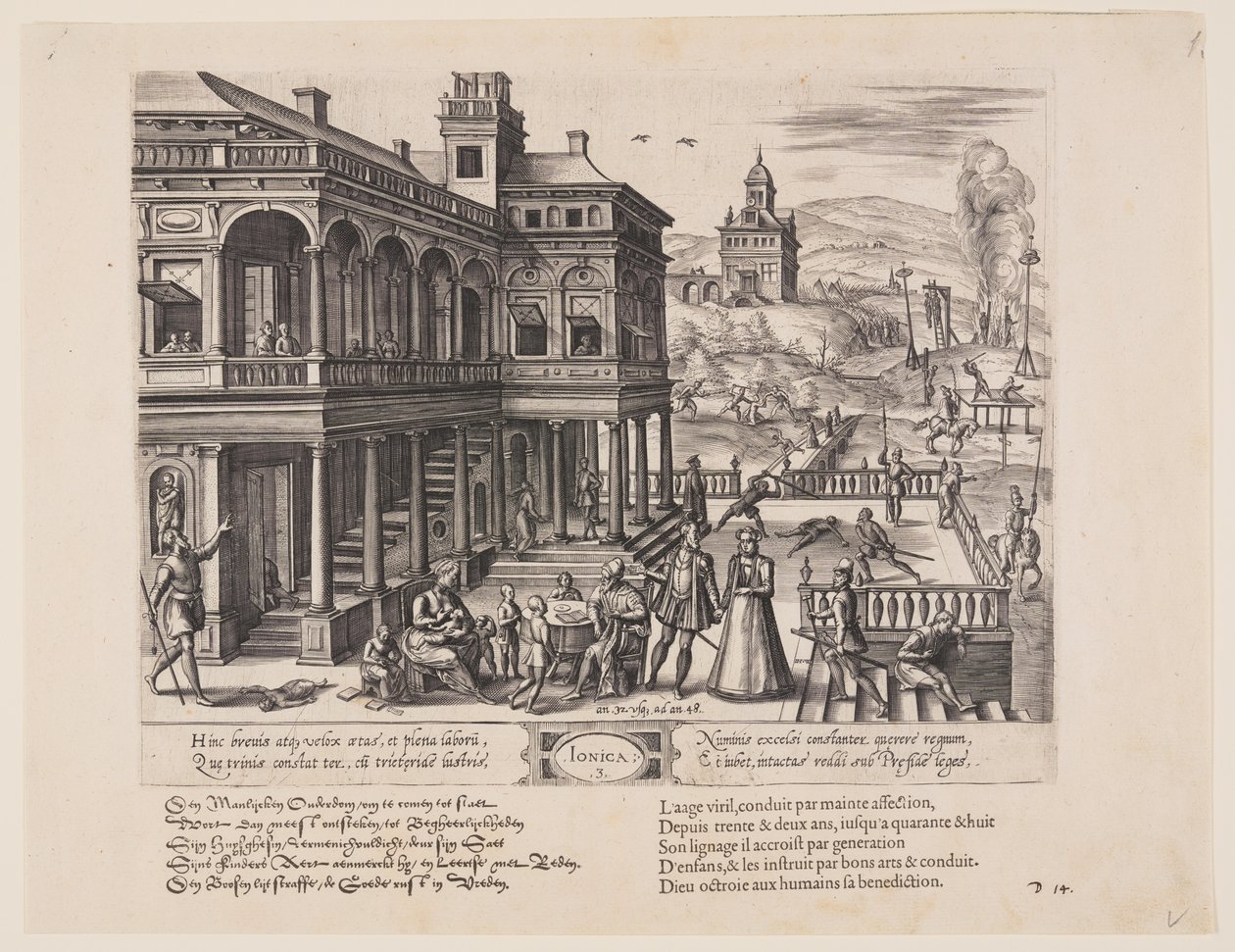 Ionica, extrait de Theatrum Vitae Humanae (Les âges de l