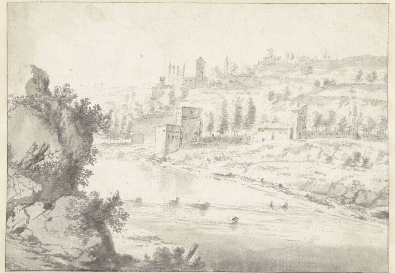 Paysage avec la vallée du Rhône, près de Vienne - Jan Worst