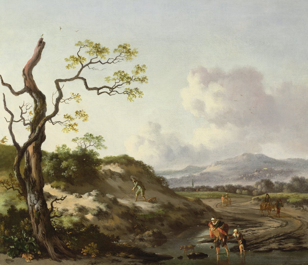 Un paysage avec voyageurs - Jan Wiynants