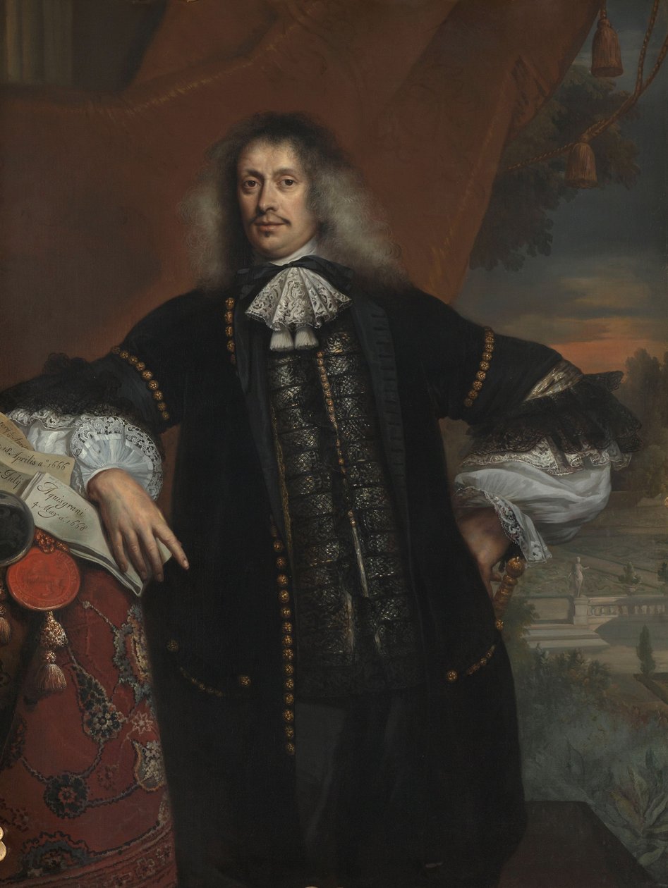 Hieronymus van Beverningk (1614-1690). Seigneur de Teylingen. Payeur du gouvernement - Jan de Baen