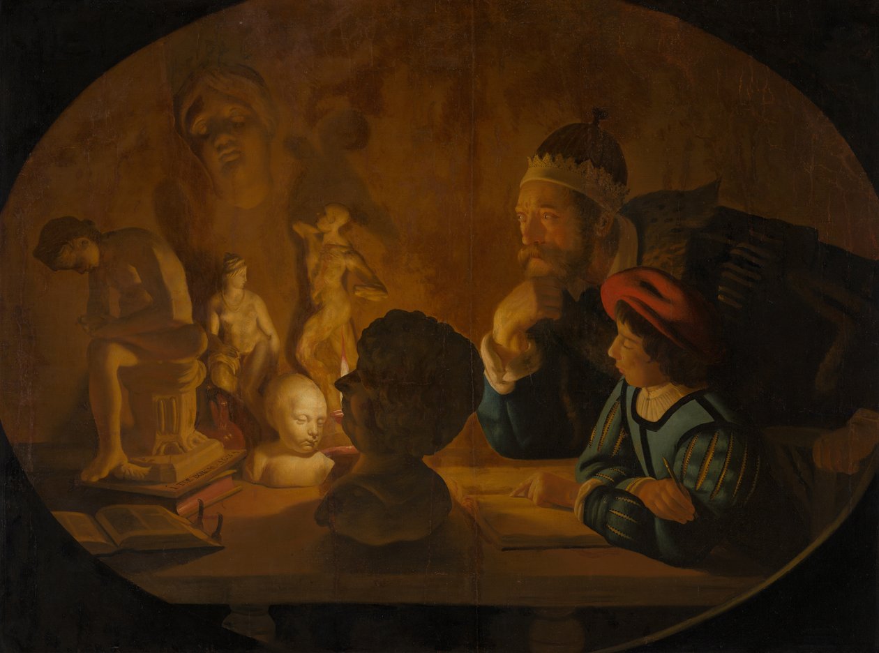 La Leçon de dessin, 1634 - Jan ter Borch or Terborch