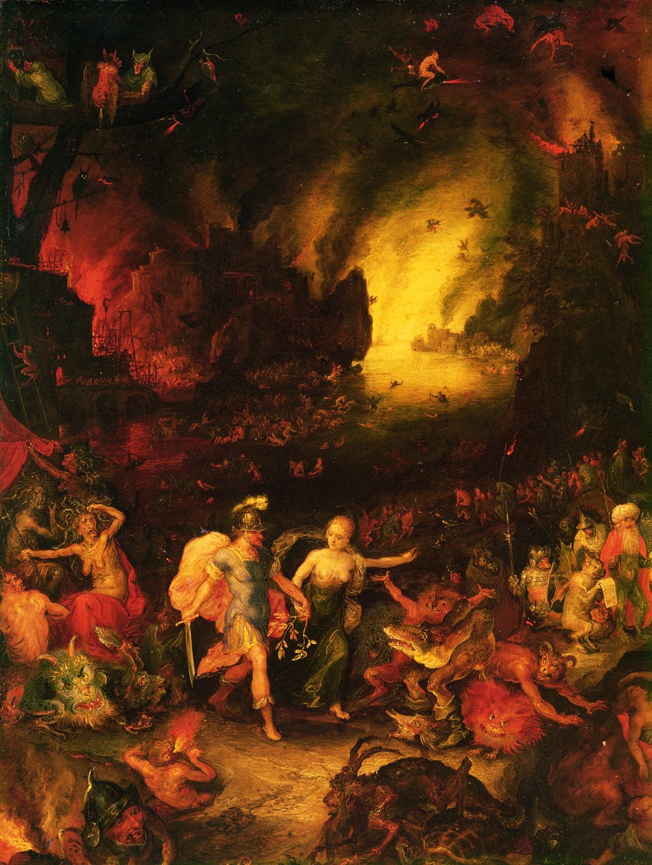 Énée aux Enfers (détail) - Jan the Elder Brueghel