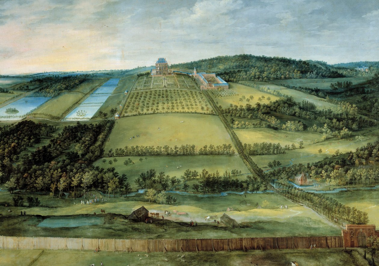 Paysage avec le château de Mariemont - Jan the Elder Brueghel