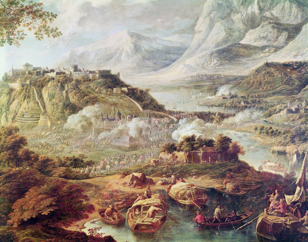 Assaut sur une forteresse - Jan the Elder Griffier