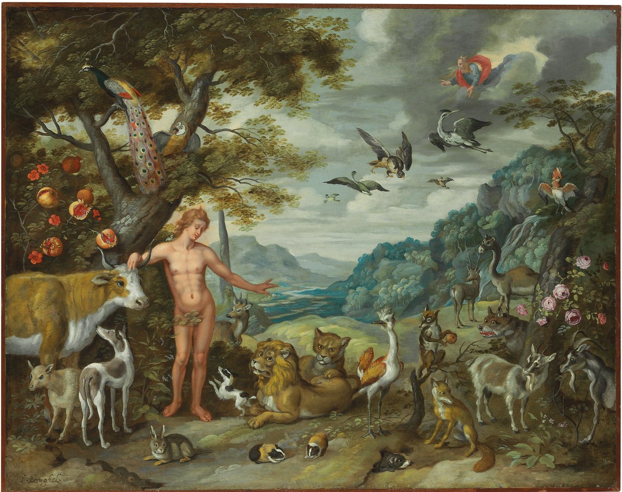 Adam nommant les animaux, de L