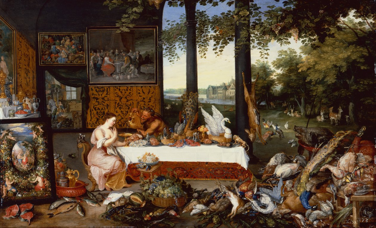 Les cinq sens, le goût - Jan the Younger Brueghel