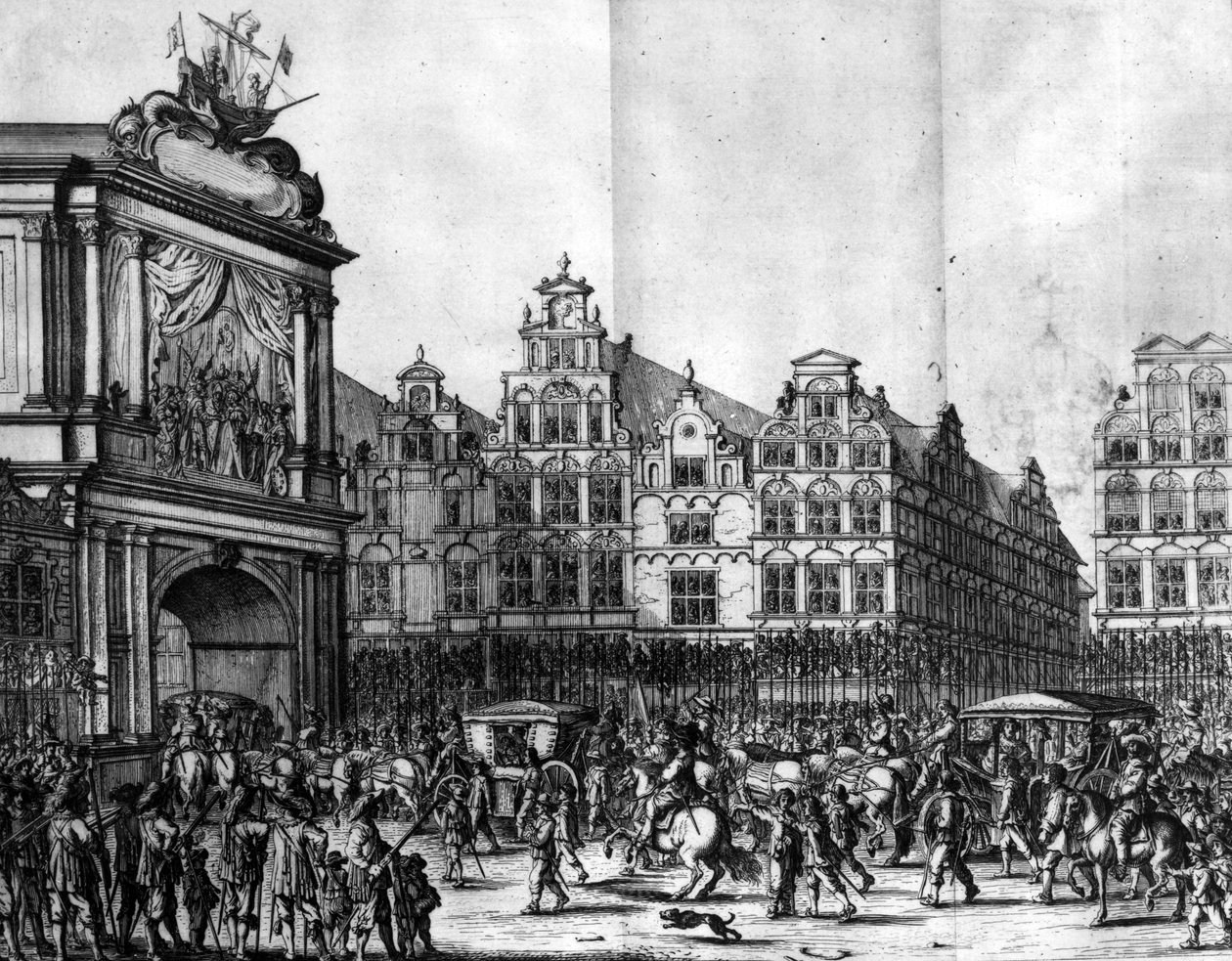 La Procession de Marie de Médicis à travers Amsterdam, de 