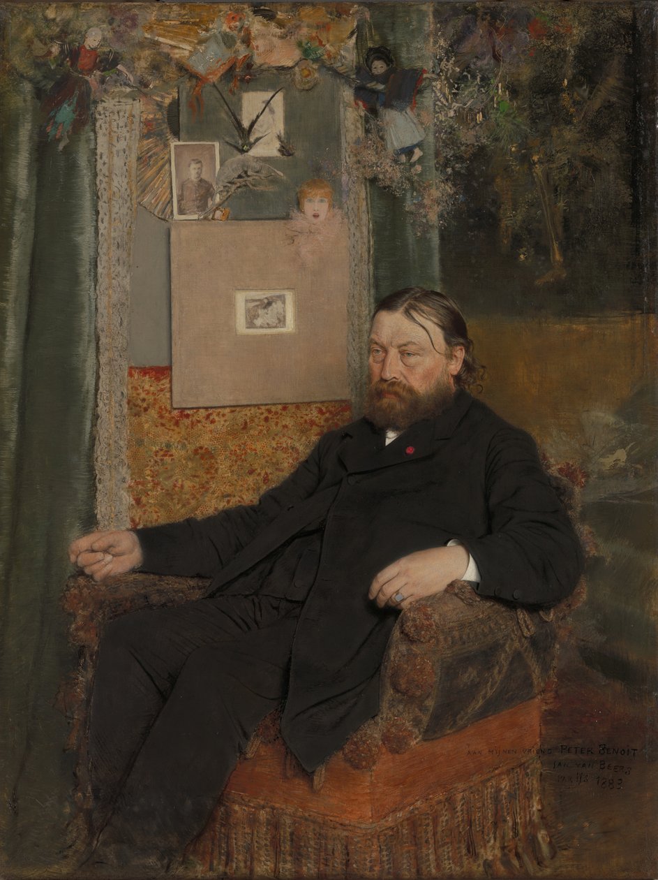 Le compositeur Peter Benoit - Jan van Beers