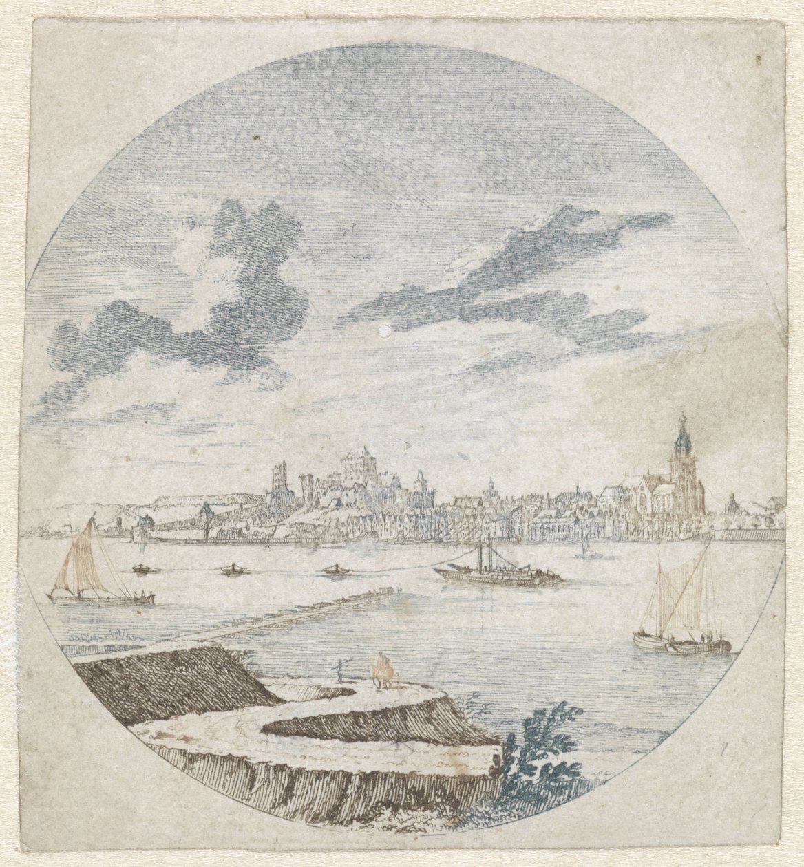 Vue de Nimègue depuis le nord - Jan van Call (I)