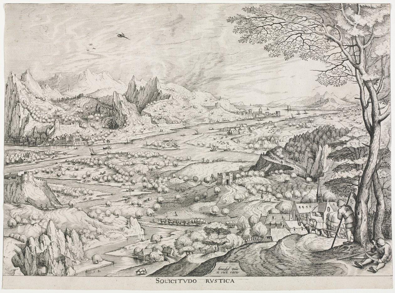 Les Grands Paysages : Solicitudo Rustica - Jan van Doetechum