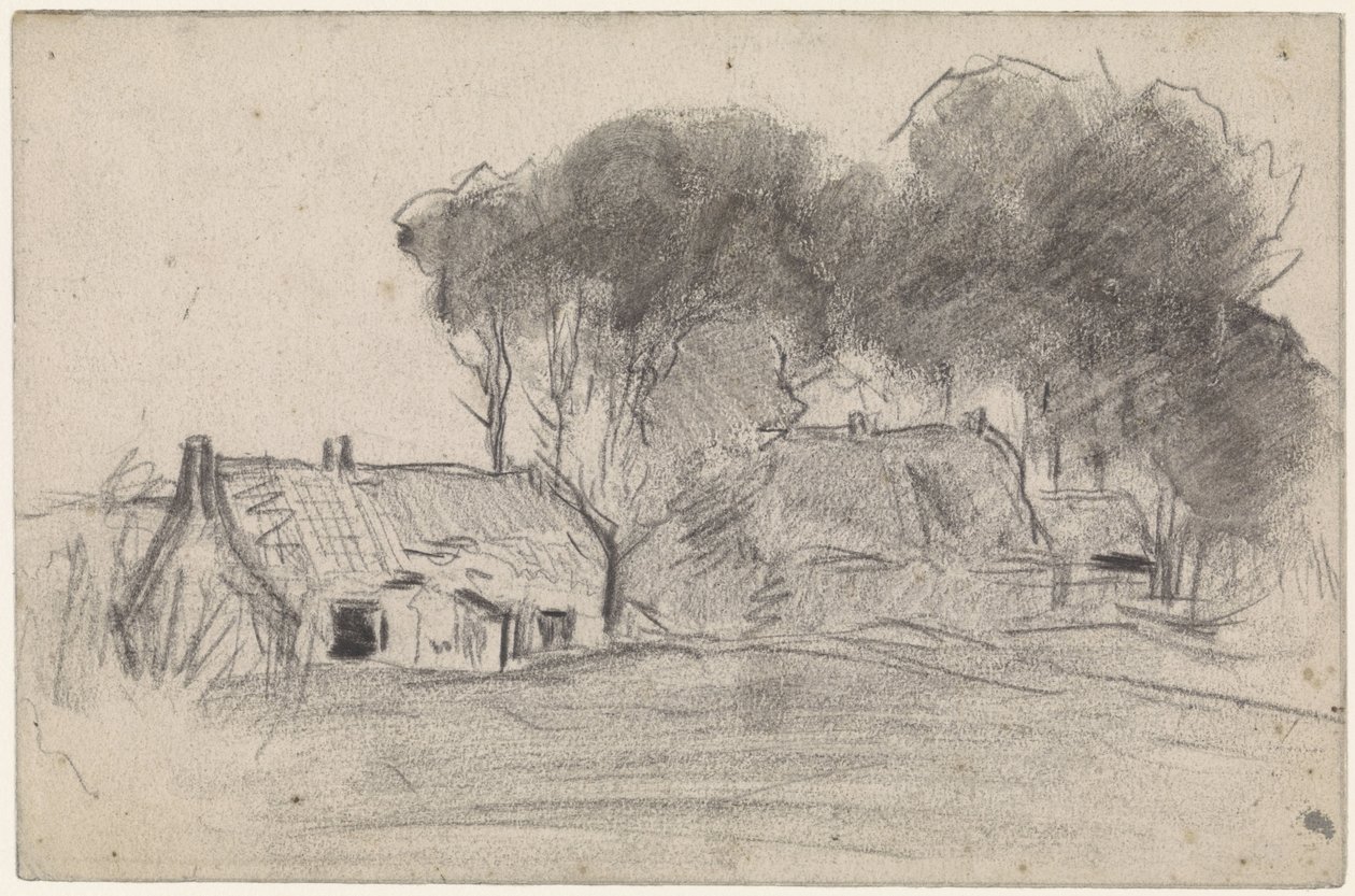 Fermes entre les arbres - Jan van Essen