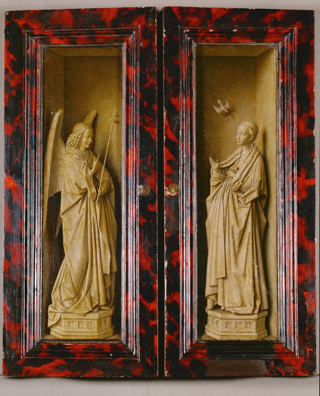 Annonciation (peinture sur bois) - Jan van Eyck