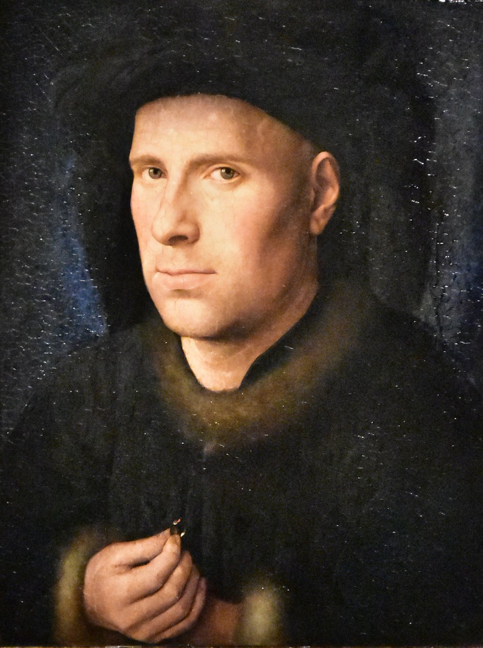 Allemand : Der Goldschmied Jan de Leeuw (1401- nach 1456) Portrait de Jan de Leeuw - Jan van Eyck