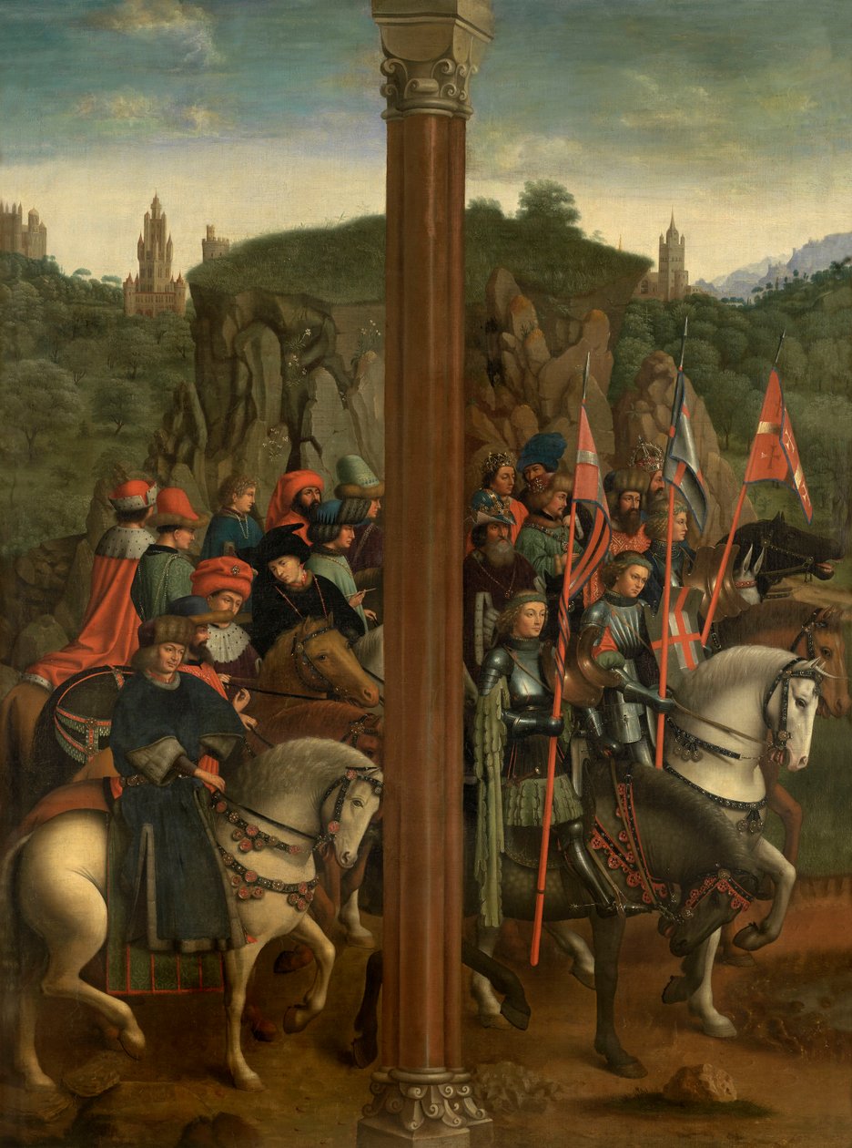 Les chevaliers du Christ et les juges justes - Jan van Eyck