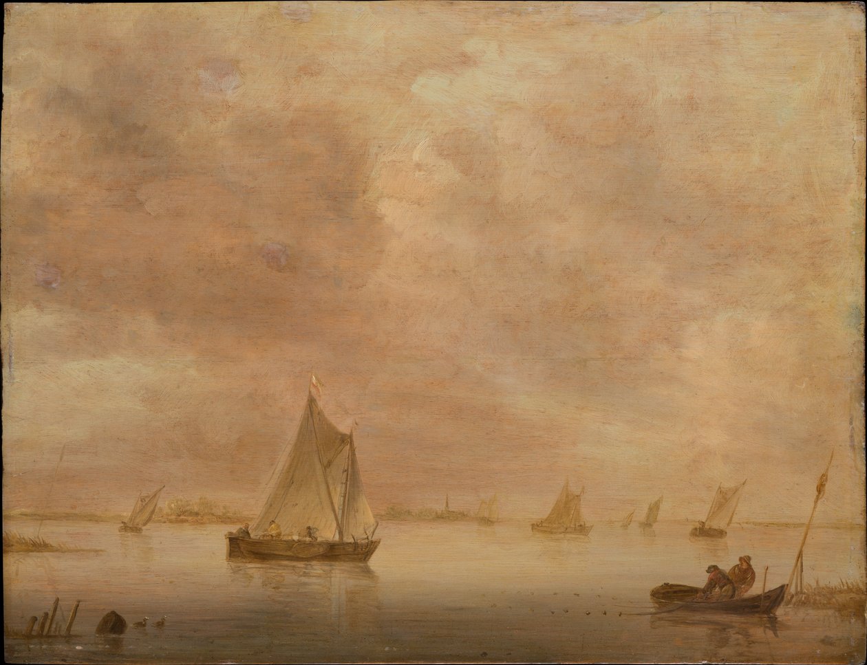 Paysage fluvial - Jan van Goyen
