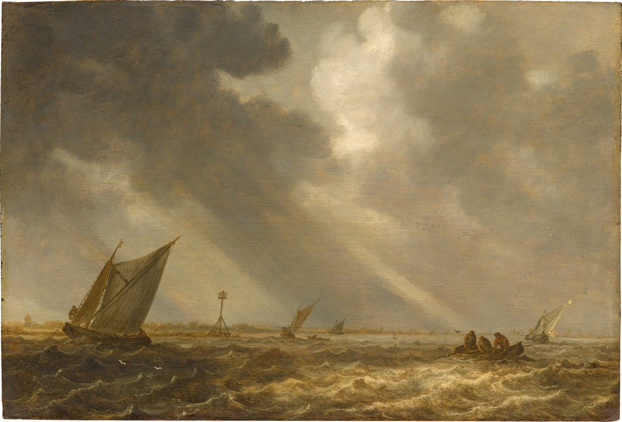 Tempête sur le lac de Haarlem - Jan van Goyen