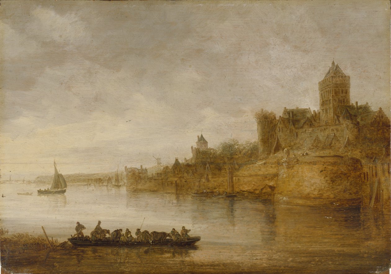 Les remparts médiévaux de Nimègue - Jan van Goyen