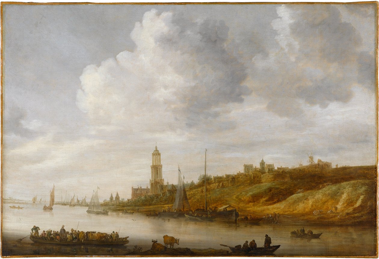 Traversée du Rhin près de Rhenen - Jan van Goyen