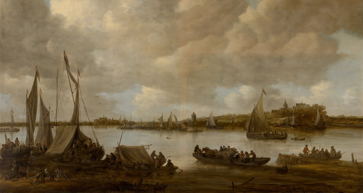 Vue du Rhin près de Hoog-Elten - Jan van Goyen